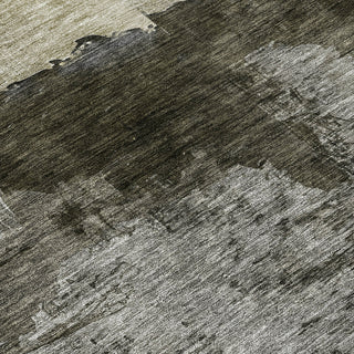 Piper Looms Chantille Modern ACN1069 Taupe Machine Washable Area Rug Swatch Image