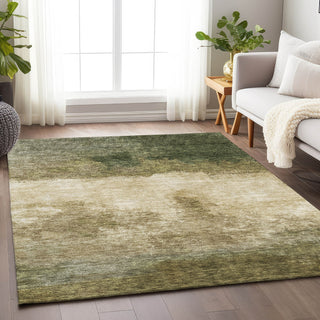 Piper Looms Chantille Modern ACN1070 Fern Machine Washable Area Rug Lifestyle Image Feature