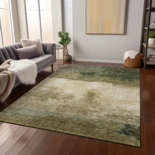 Piper Looms Chantille Modern ACN1070 Fern Machine Washable Area Rug Lifestyle Image Feature