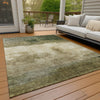 Piper Looms Chantille Modern ACN1070 Fern Machine Washable Area Rug Outdoor Lifestyle Image Feature