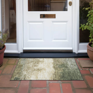 Piper Looms Chantille Modern ACN1070 Fern Machine Washable Area Rug Scatter Outdoor Lifestyle Image Feature