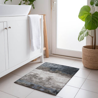 Piper Looms Chantille Modern ACN1070 Gray Machine Washable Area Rug Scatter Lifestyle Image Feature