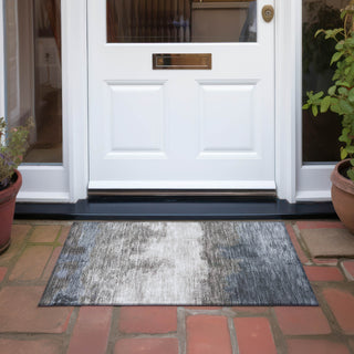 Piper Looms Chantille Modern ACN1070 Gray Machine Washable Area Rug Scatter Outdoor Lifestyle Image Feature