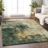 Piper Looms Chantille Abstract ACN1072 Fern Machine Washable Area Rug Lifestyle Image Feature