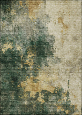 Piper Looms Chantille Abstract ACN1072 Fern Machine Washable Area Rug main image