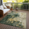 Piper Looms Chantille Abstract ACN1072 Fern Machine Washable Area Rug Outdoor Lifestyle Image Feature