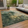 Piper Looms Chantille Abstract ACN1072 Fern Machine Washable Area Rug Outdoor Lifestyle Image Feature