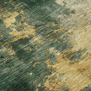 Piper Looms Chantille Abstract ACN1072 Fern Machine Washable Area Rug Swatch Image