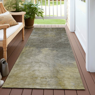 Piper Looms Chantille Abstract ACN1073 Pewter Machine Washable Area Rug Runner Outdoor Lifestyle Image Feature