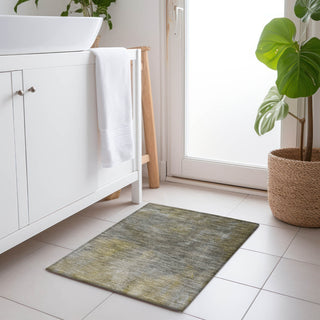 Piper Looms Chantille Abstract ACN1073 Pewter Machine Washable Area Rug Scatter Lifestyle Image Feature
