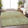 Piper Looms Chantille Circles ACN1074 Aloe Machine Washable Area Rug Lifestyle Image Feature