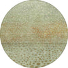 Piper Looms Chantille Circles ACN1074 Aloe Machine Washable Area Rug Round Main Image