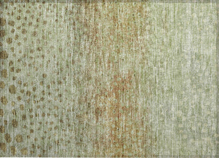 Piper Looms Chantille Circles ACN1074 Aloe Machine Washable Area Rug Scatter Main Image