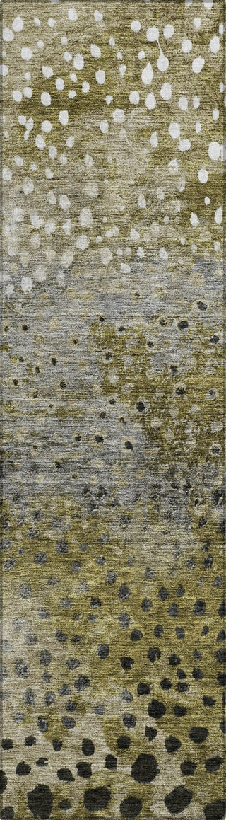 Piper Looms Chantille Circles ACN1074 Brown Machine Washable Area Rug Runner Main Image