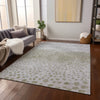 Piper Looms Chantille Circles ACN1074 Taupe Machine Washable Area Rug Lifestyle Image Feature