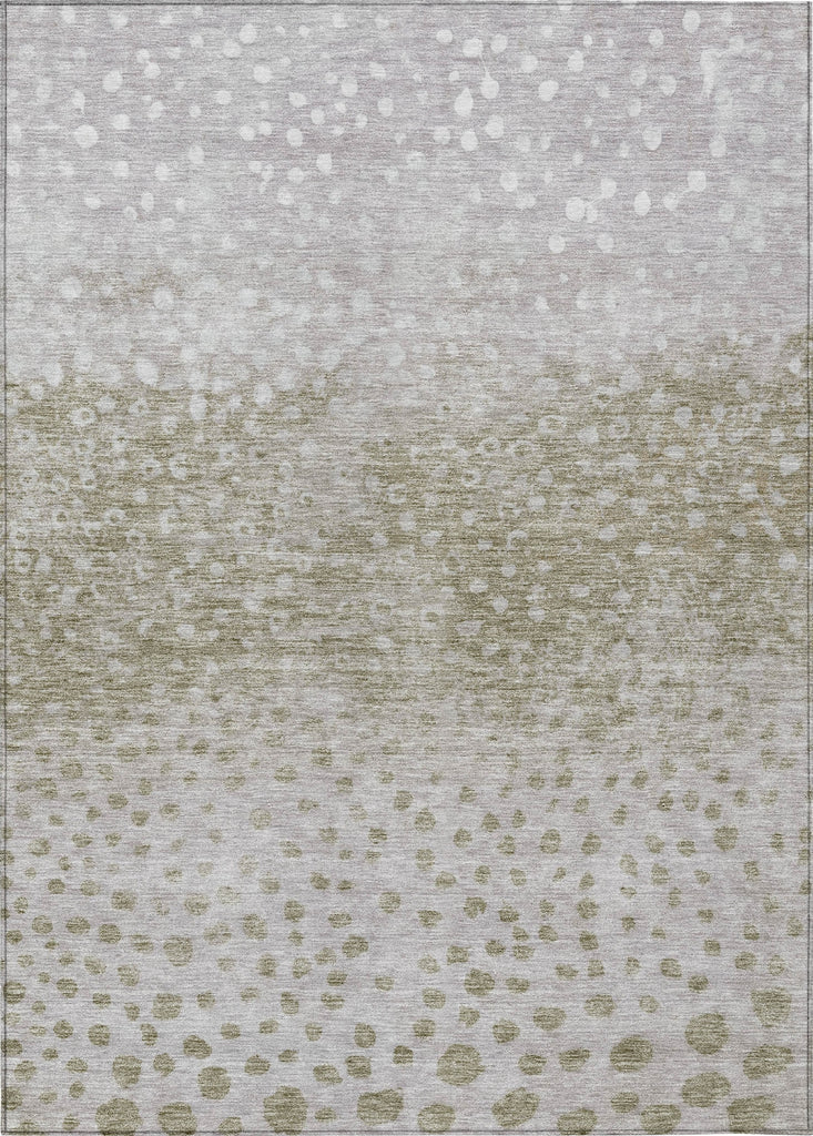 Piper Looms Chantille Circles ACN1074 Taupe Machine Washable Area Rug main image