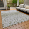 Piper Looms Chantille Circles ACN1074 Taupe Machine Washable Area Rug Outdoor Lifestyle Image Feature