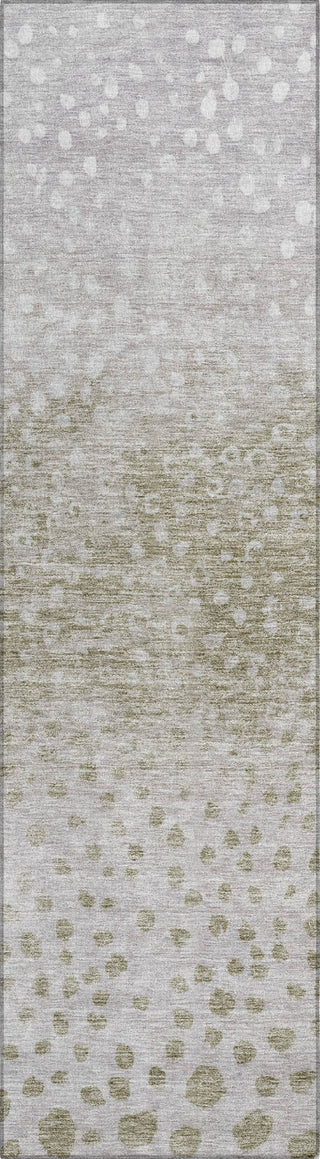Piper Looms Chantille Circles ACN1074 Taupe Machine Washable Area Rug Runner Main Image