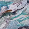 Piper Looms Chantille Abstract ACN1075 Blue Machine Washable Area Rug Swatch Image