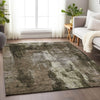 Piper Looms Chantille Modern ACN1077 Brown Machine Washable Area Rug Lifestyle Image Feature