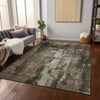 Piper Looms Chantille Modern ACN1077 Brown Machine Washable Area Rug Lifestyle Image Feature