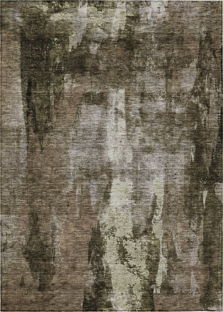 Piper Looms Chantille Modern ACN1077 Brown Machine Washable Area Rug main image