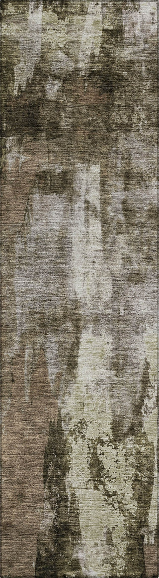Piper Looms Chantille Modern ACN1077 Brown Machine Washable Area Rug Runner Main Image