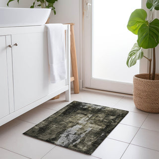 Piper Looms Chantille Modern ACN1077 Charcoal Machine Washable Area Rug Scatter Lifestyle Image Feature