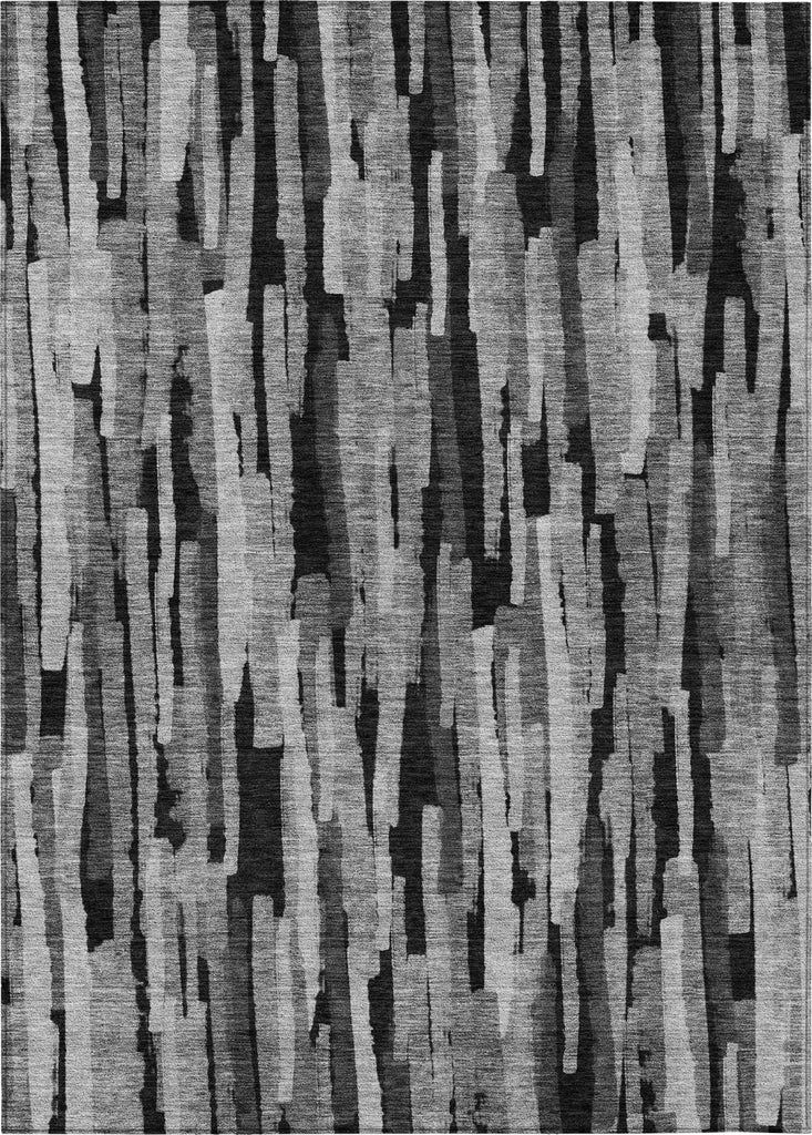 Piper Looms Chantille Stripes ACN1079 Gray Machine Washable Area Rug main image