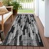 Piper Looms Chantille Stripes ACN1079 Gray Machine Washable Area Rug Runner Outdoor Lifestyle Image Feature