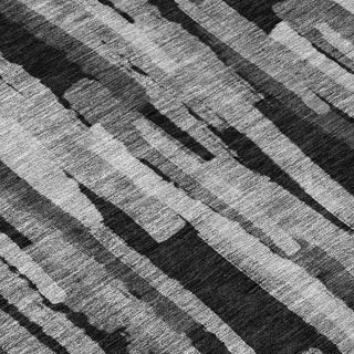 Piper Looms Chantille Stripes ACN1079 Gray Machine Washable Area Rug Swatch Image