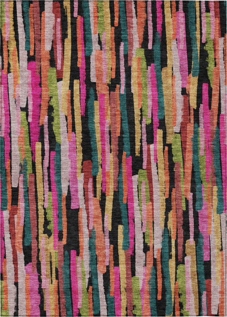 Piper Looms Chantille Stripes ACN1079 Pink Machine Washable Area Rug main image