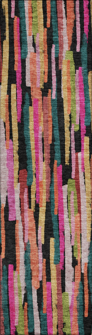 Piper Looms Chantille Stripes ACN1079 Pink Machine Washable Area Rug Runner Main Image