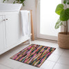 Piper Looms Chantille Stripes ACN1079 Pink Machine Washable Area Rug Scatter Lifestyle Image Feature