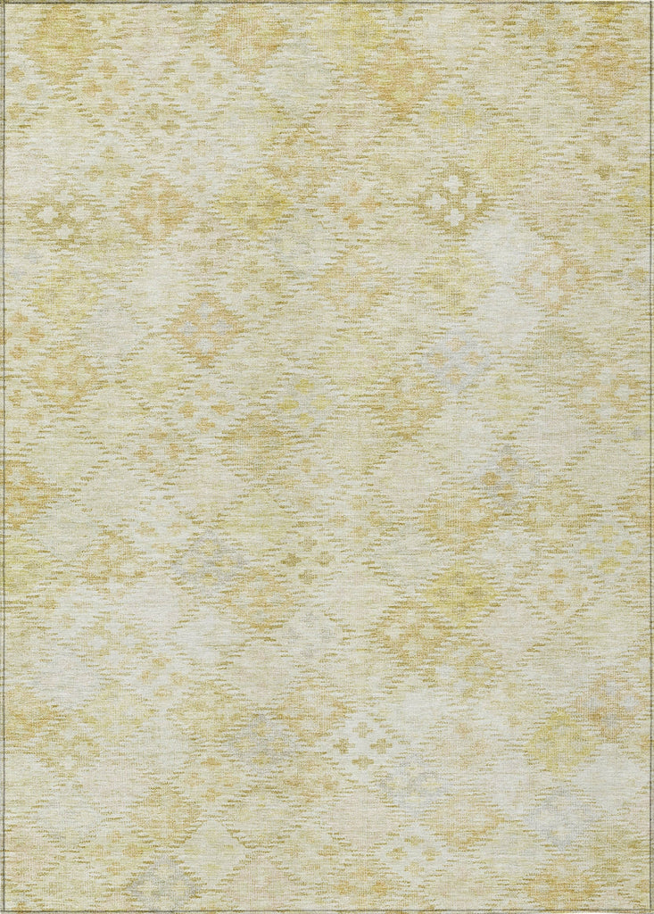 Piper Looms Chantille Geometric ACN1081 Linen Machine Washable Area Rug main image