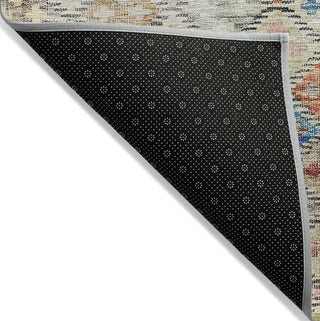 Piper Looms Chantille Geometric ACN1081 Paprika Machine Washable Area Rug Backing Image