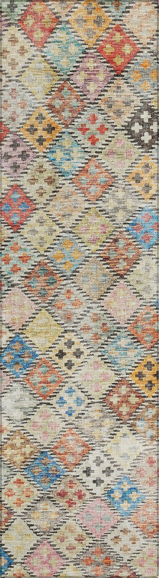 Piper Looms Chantille Geometric ACN1081 Paprika Machine Washable Area Rug Runner Main Image