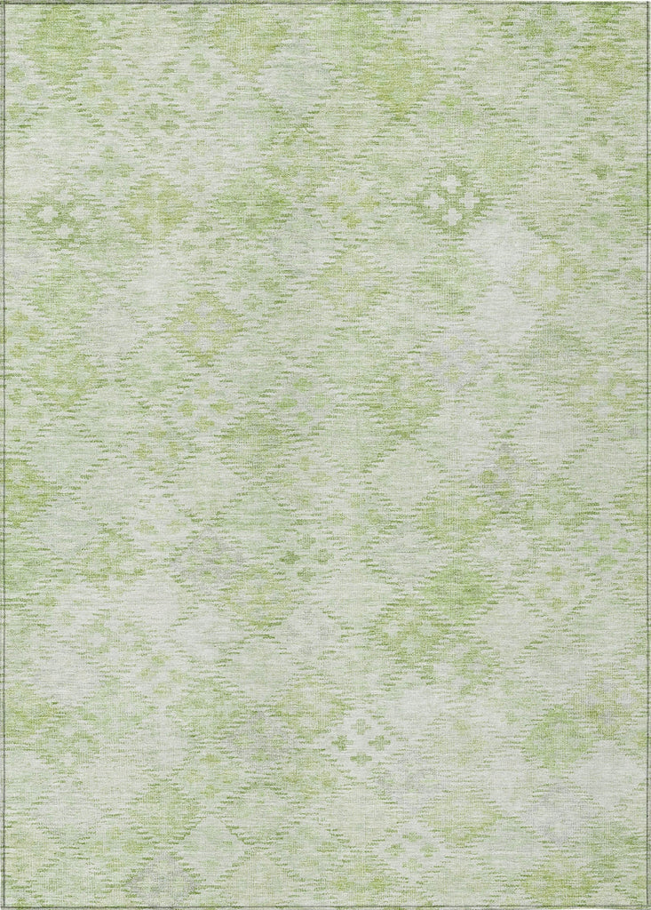 Piper Looms Chantille Geometric ACN1081 Sage Machine Washable Area Rug main image
