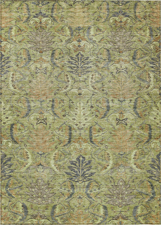 Piper Looms Chantille Damask ACN1082 Aloe Machine Washable Area Rug main image