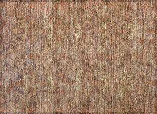 Piper Looms Chantille Damask ACN1084 Brown Machine Washable Area Rug Scatter Main Image