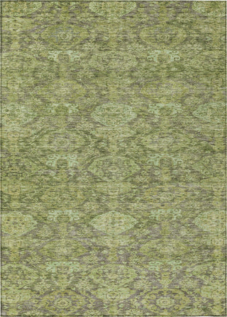 Piper Looms Chantille Damask ACN1084 Green Machine Washable Area Rug main image
