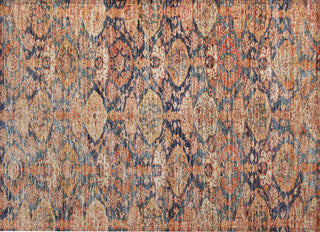 Piper Looms Chantille Damask ACN1084 Terracotta Machine Washable Area Rug Scatter Main Image