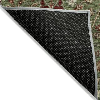 Piper Looms Chantille Floral ACN1085 Fern Machine Washable Area Rug Backing Image