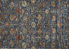 Piper Looms Chantille Floral ACN1085 Navy Machine Washable Area Rug Scatter Main Image