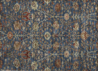 Piper Looms Chantille Floral ACN1085 Navy Machine Washable Area Rug Scatter Main Image