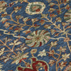 Piper Looms Chantille Floral ACN1085 Navy Machine Washable Area Rug Swatch Image