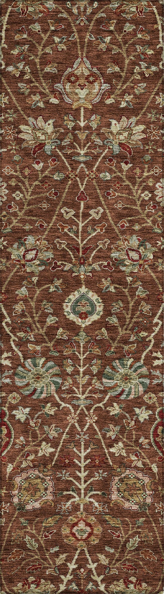 Piper Looms Chantille Floral ACN1085 Paprika Machine Washable Area Rug Runner Main Image