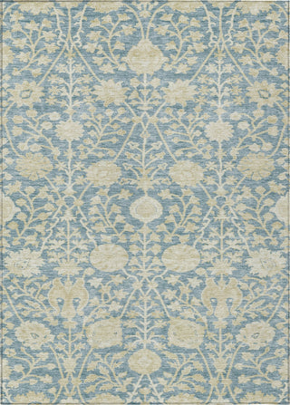 Piper Looms Chantille Floral ACN1086 Sky Machine Washable Area Rug main image