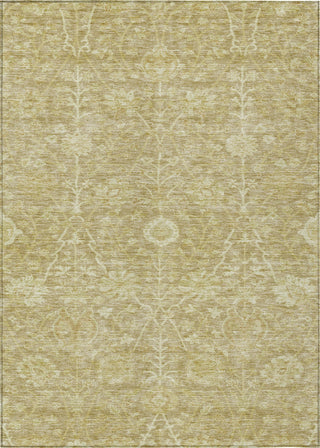 Piper Looms Chantille Floral ACN1086 Tan Machine Washable Area Rug main image
