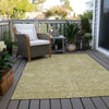 Piper Looms Chantille Floral ACN1086 Tan Machine Washable Area Rug Outdoor Lifestyle Image Feature
